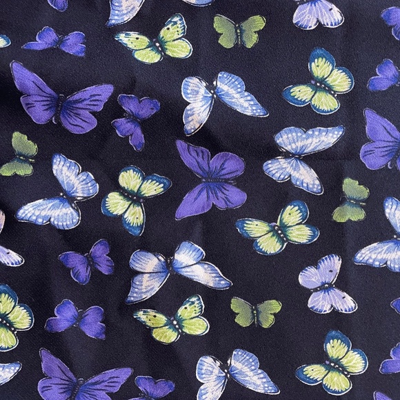 Leslie Fay Butterfly Midi Skirt - Picture 4 of 5